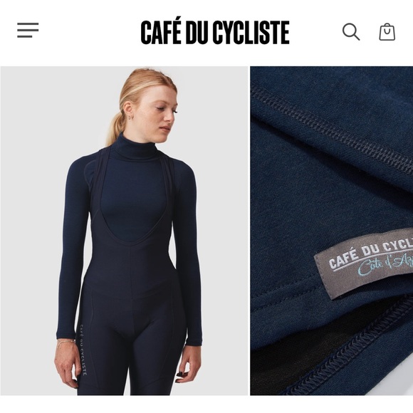 Cafe du Cycliste Merino Cycling Base Layer - Picture 2 of 10